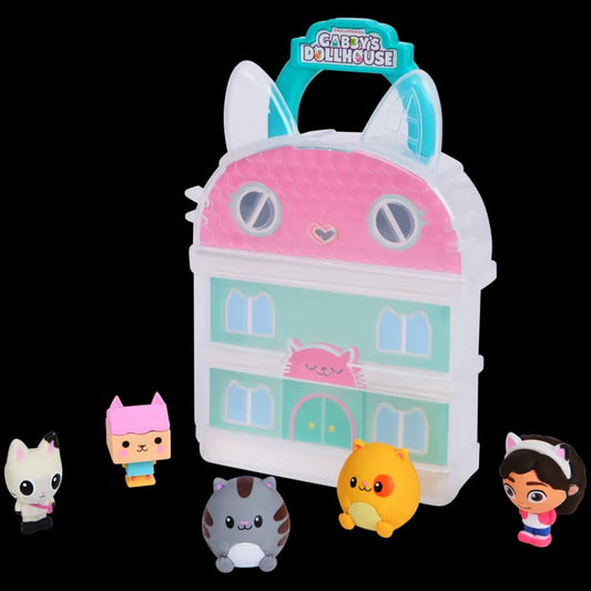GABBY’S DOLLHOUSE Maison valise avec 5 figurines