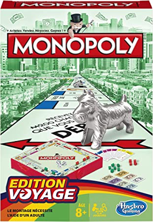 MONOPOLY Jeu format édition voyage