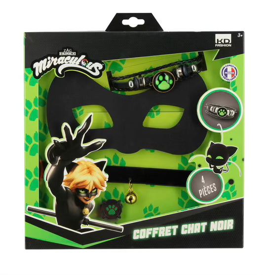 MIRACULOUS Coffret masque et bijoux Chat noir