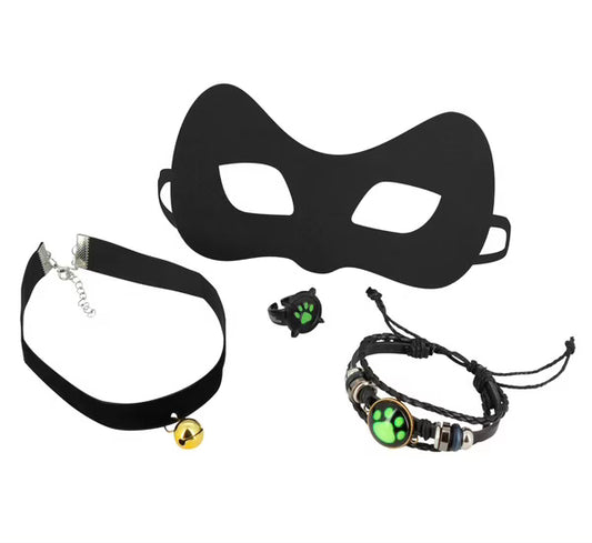 MIRACULOUS Coffret masque et bijoux Chat noir