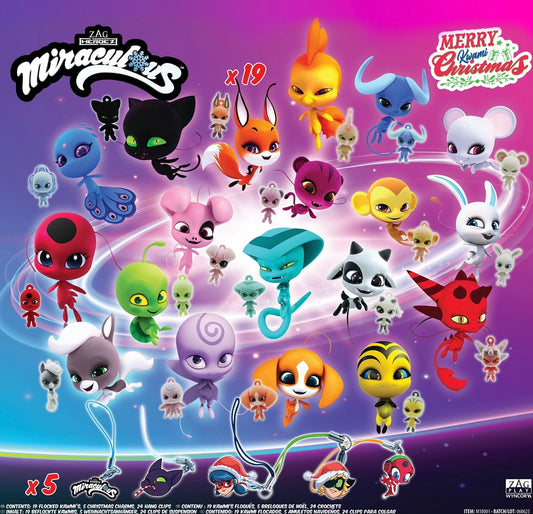 MIRACULOUS Calendrier de l’avent kwamis