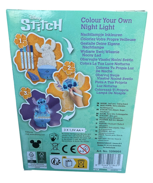 STITCH Lampe veilleuse à décorer