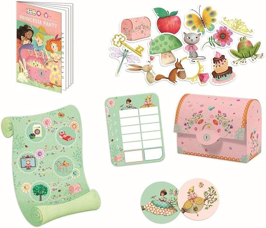 DJECO Princesse party - pochette organisation anniversaire