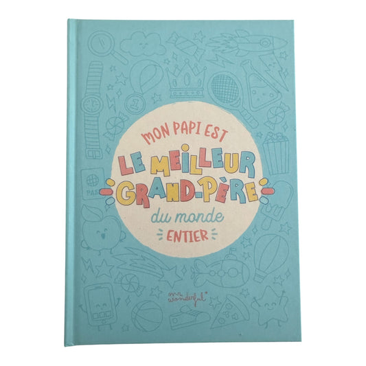 Livre à personnaliser - Meilleur papi du monde - Mr Wonderful