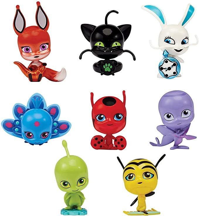 MIRACULOUS Coffret de 8 figurines kwamis