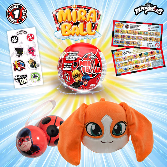 MIRACULOUS Boule peluche surprise Miraball