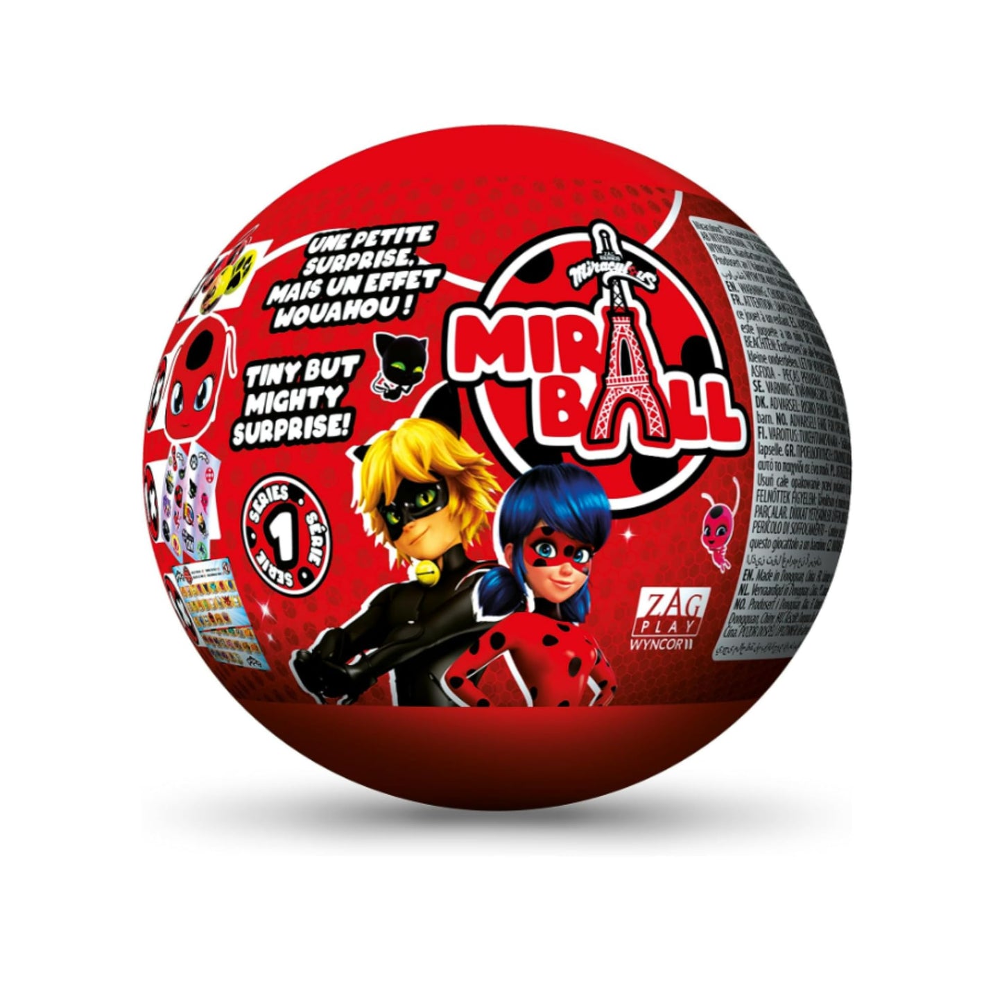 MIRACULOUS Boule peluche surprise Miraball