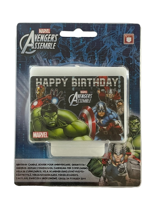 AVENGERS Bougie plaque anniversaire