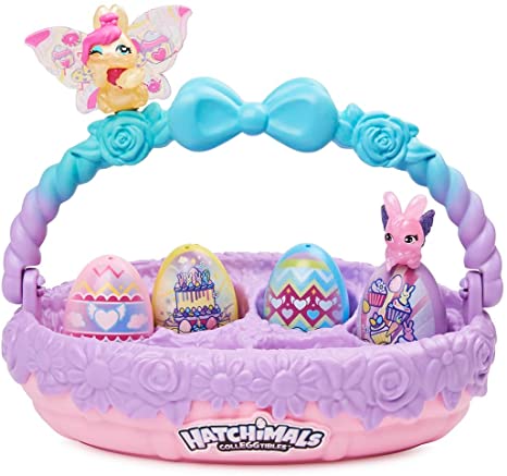 HATCHIMALS Panier de printemps familial famille lapin