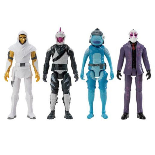 FORTNITE Pack 4 figurines Séries squad mode 30 cm