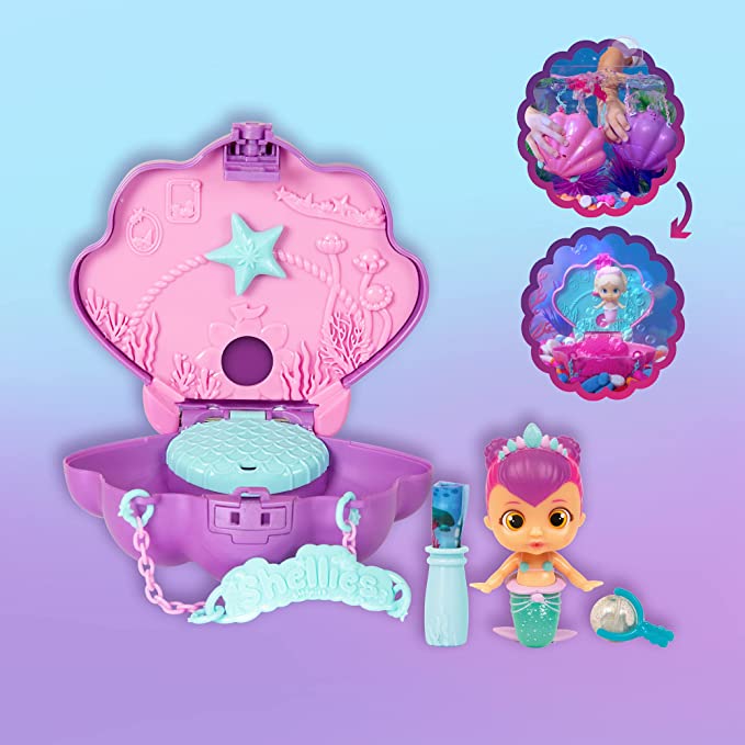 BLOOPIES SHELLIES Mini poupée sirène surprise dans coquillage