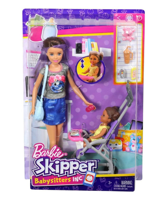 BARBIE Poupée Skipper babysitters