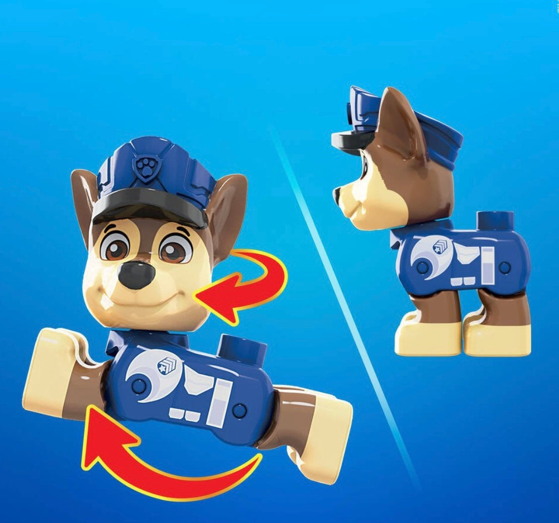 PAT PATROUILLE Figurine de construction Mega bloks Chase