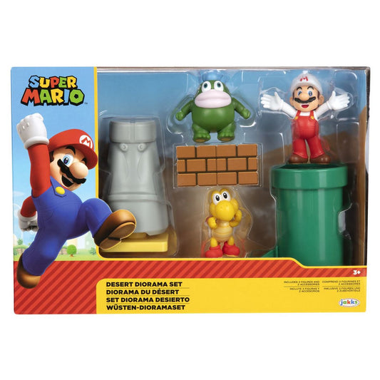 SUPER MARIO Set de figurines diorama du désert