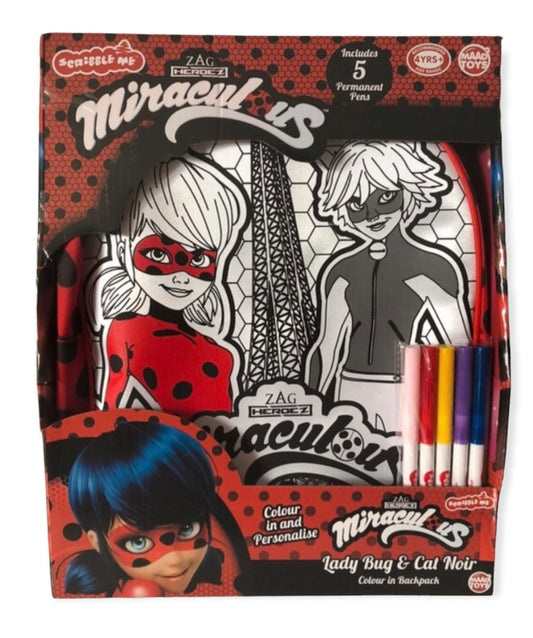 MIRACULOUS Sac a dos à colorier