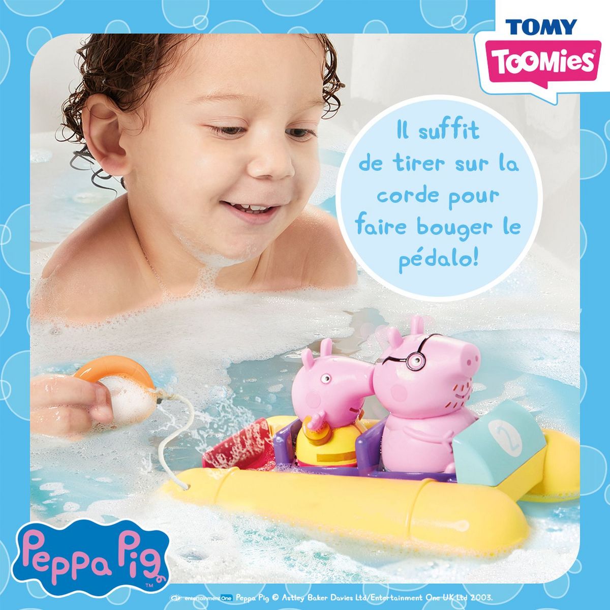 PEPPA PIG Pédalo jouet de bain