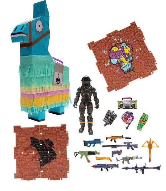 FORTNITE Pinata anniversaire lama avec accessoires