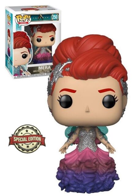 FUNKO POP Figurine Aquaman 250 Mera édition spéciale