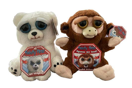 FEISTY PETS Peluche adorable et effrayante !!!