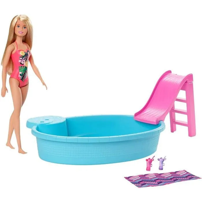 BARBIE Poupée et sa piscine