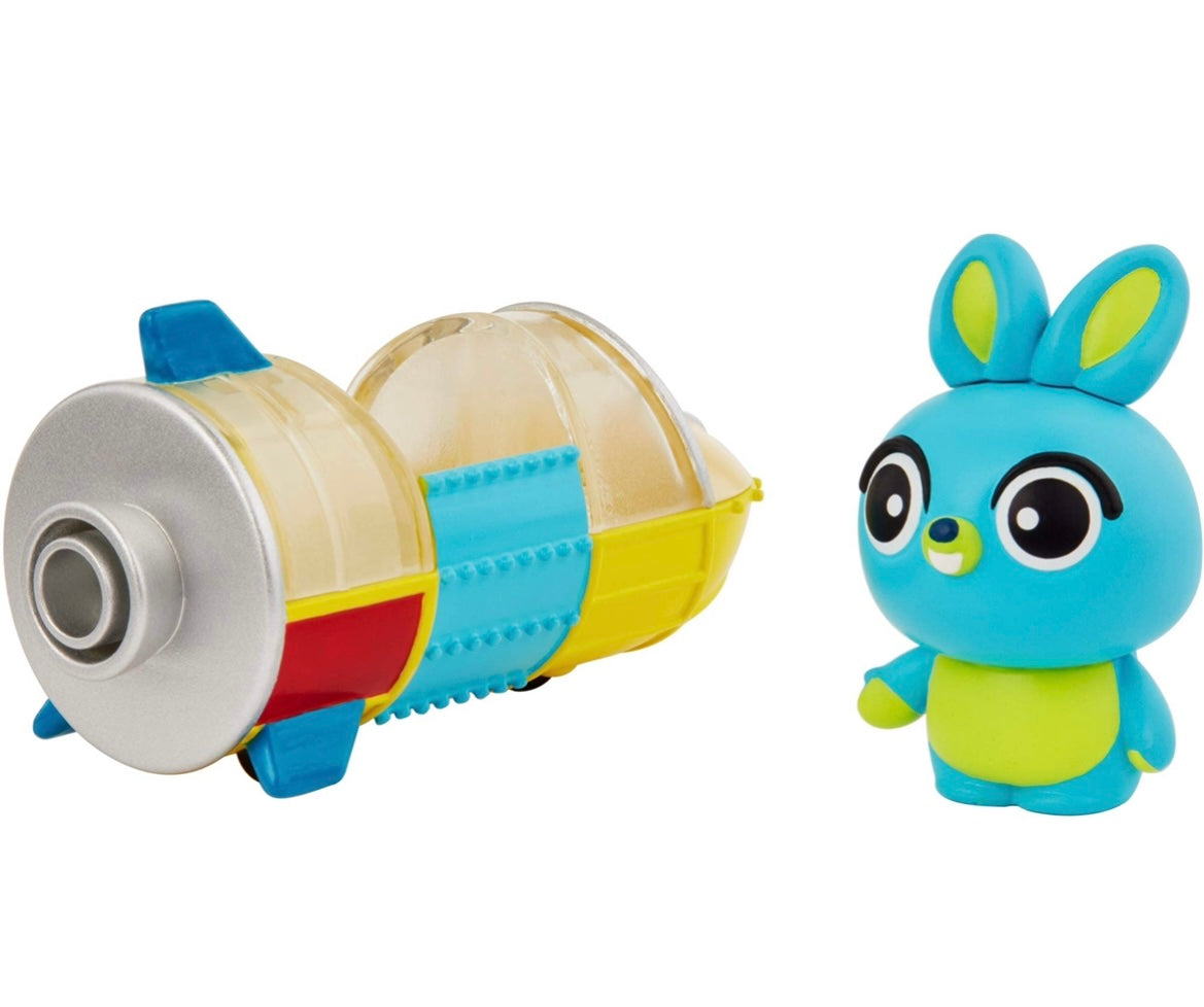 TOY STORY Ensemble figurine et mini véhicule Bunny