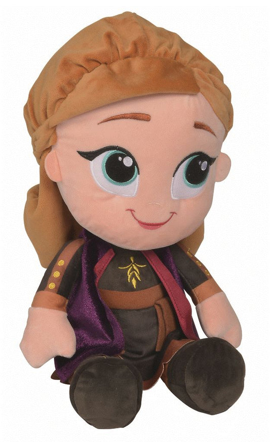 REINE DES NEIGES Grande peluche Anna 43 cm