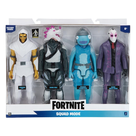 FORTNITE Pack 4 figurines Séries squad mode 30 cm