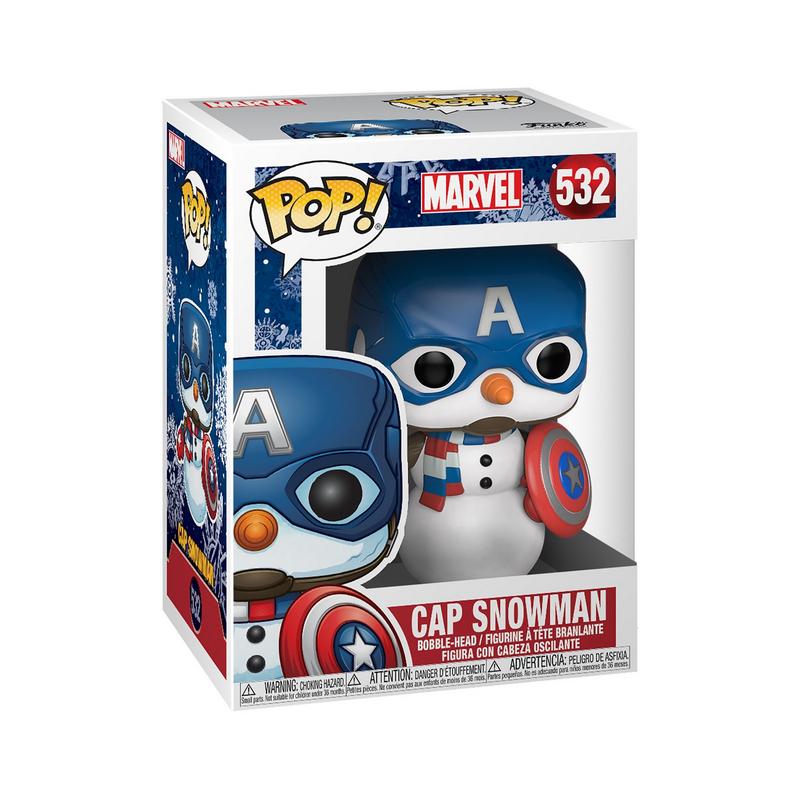 FUNKO POP Figurine Marvel 532 Cap snowman