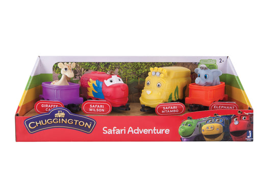 CHUGGINGTON Pack de 4 figurines Safari aventure