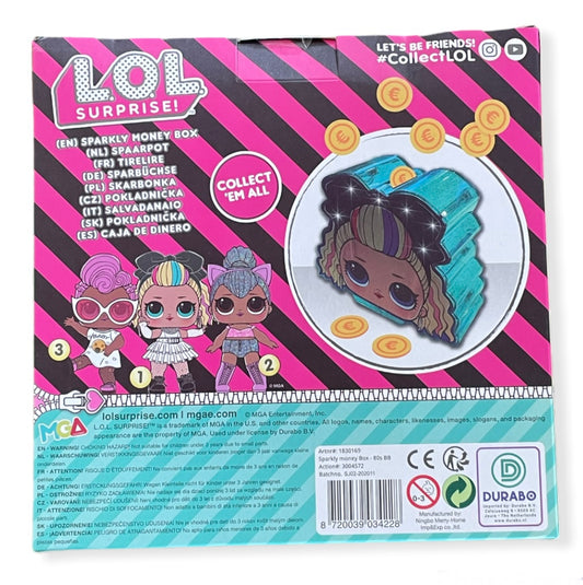 LOL Surprise Tirelire 3D tête de poupée