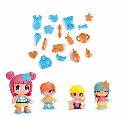 PINYPON Ensemble figurines et accessoires Mix is Max
