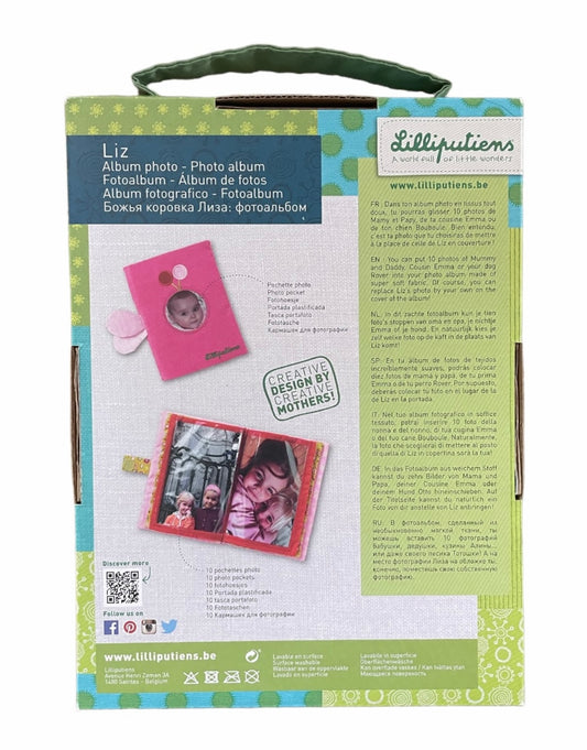 LILLIPUTIENS Liz album photo peluche pour bébé