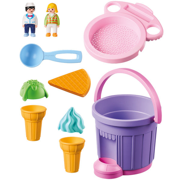 PLAYMOBIL Sand stand jouet de plage marchand de glace