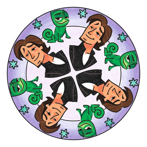 PRINCESSES DISNEY Mini mandala désigner Raiponce