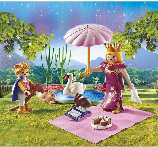 PLAYMOBIL Série Princess 70504 pack reine et enfant