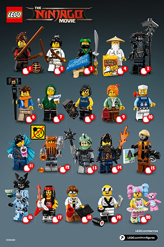LEGO Sachet figurine surprise The Ninjago Movie