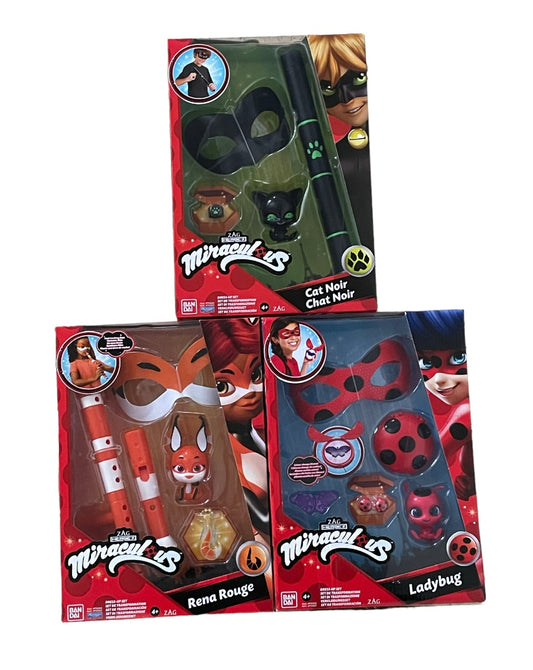 MIRACULOUS Set de transformation accessoires personnages