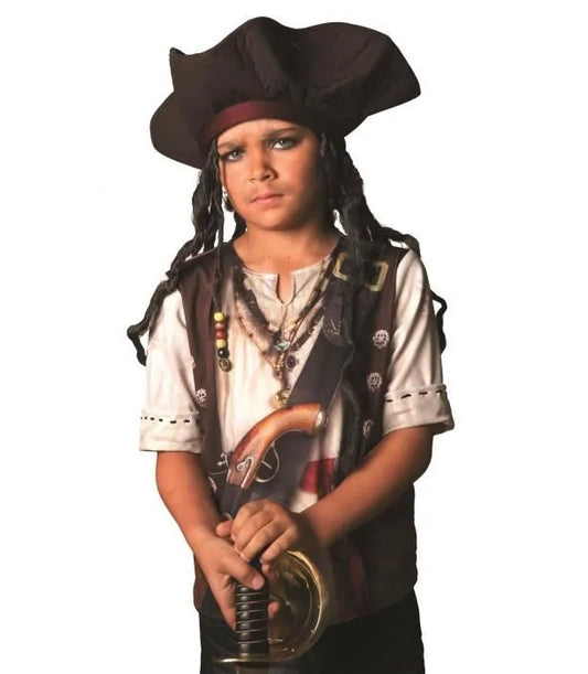 DÉGUISEMENT Tee-shirt trompe l’œil Pirate