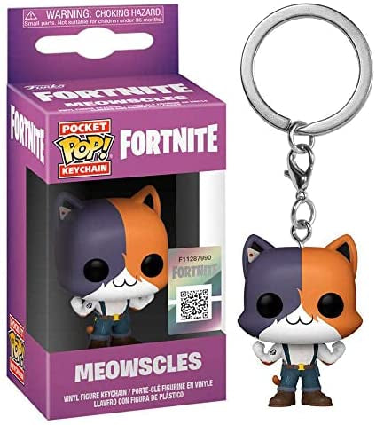 FORTNITE Porte clé Funko pop Keychain Meowscles