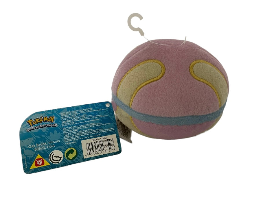 POKEMON Peluche Pokeball rose