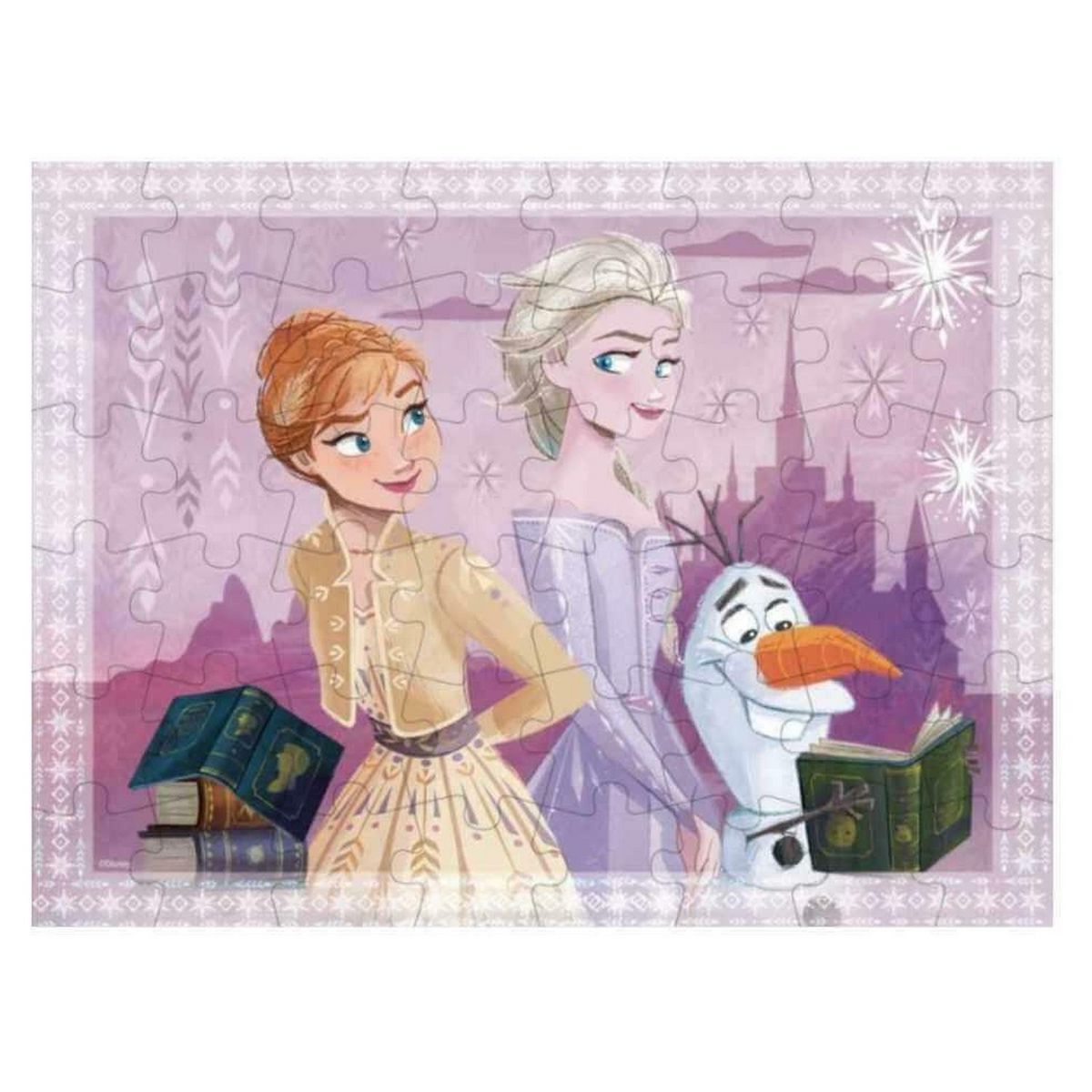 REINE DES NEIGES Set de 3 puzzles 3D