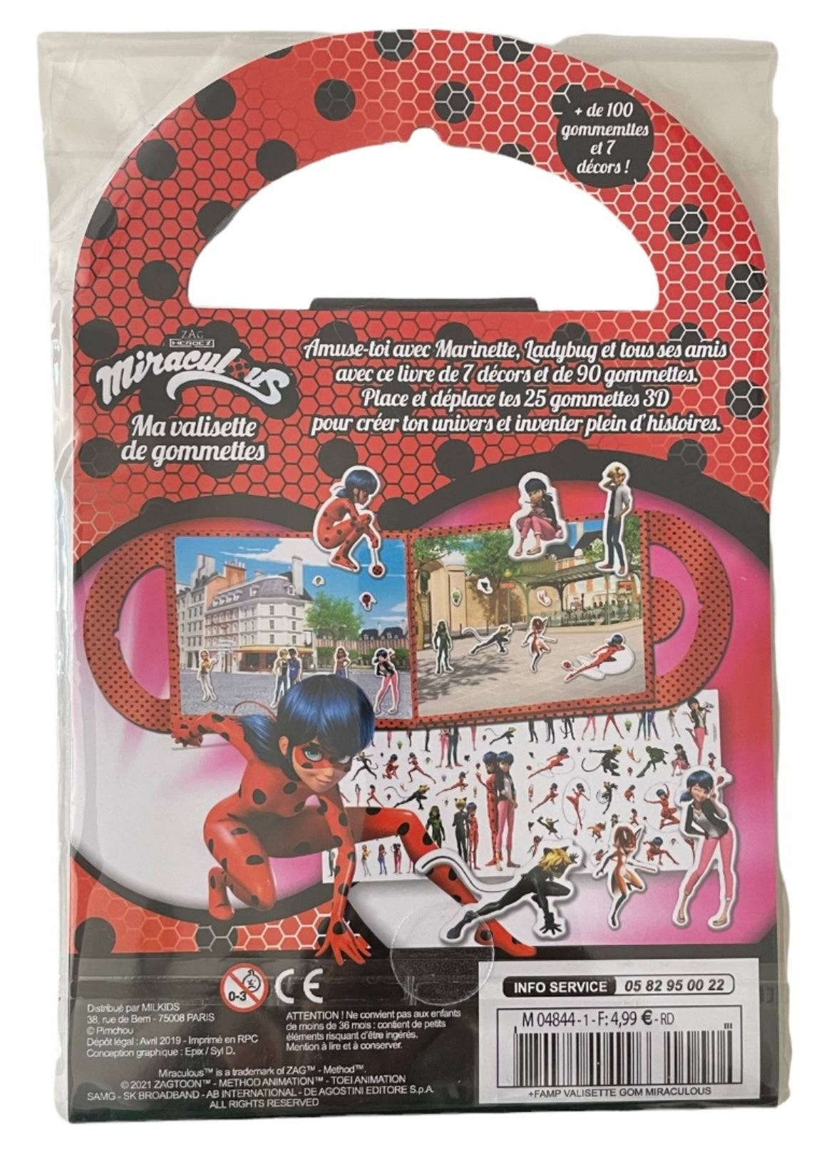 MIRACULOUS Ma valisette de gommettes
