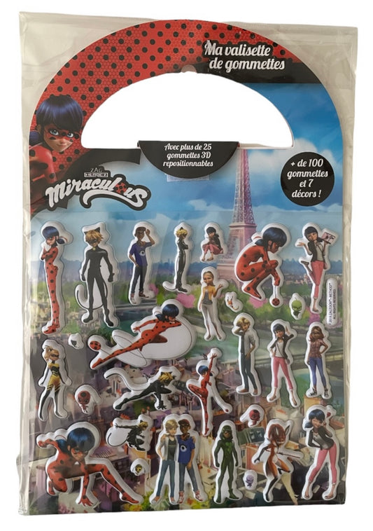 MIRACULOUS Ma valisette de gommettes