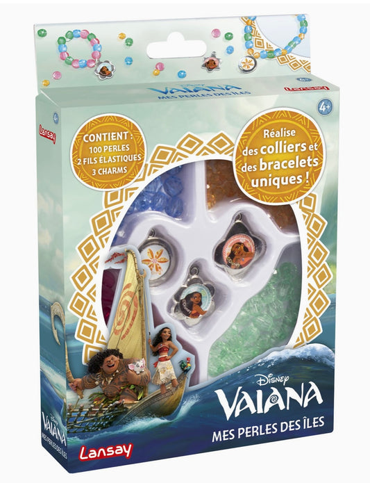 PRINCESSES DISNEY Vaiana coffret set mes perles des îles