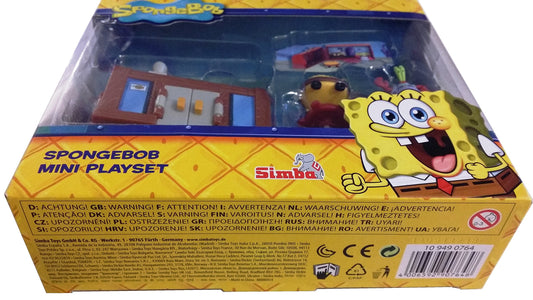 BOB L’ÉPONGE Mini playset la maison de Krusty le crabe