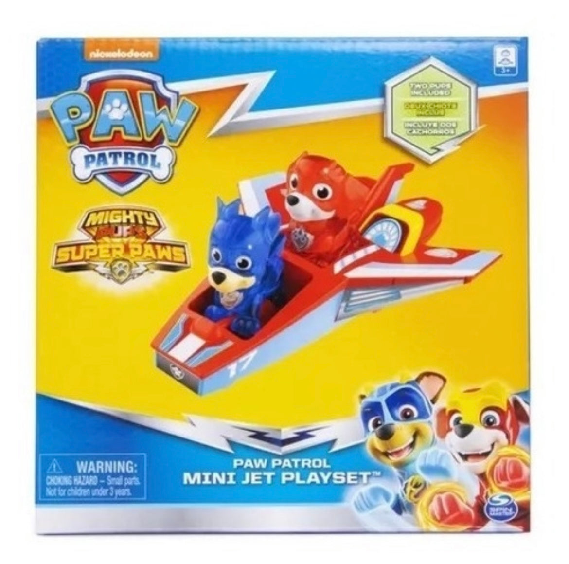 PAT PATROUILLE Mini jet playset avec figurines