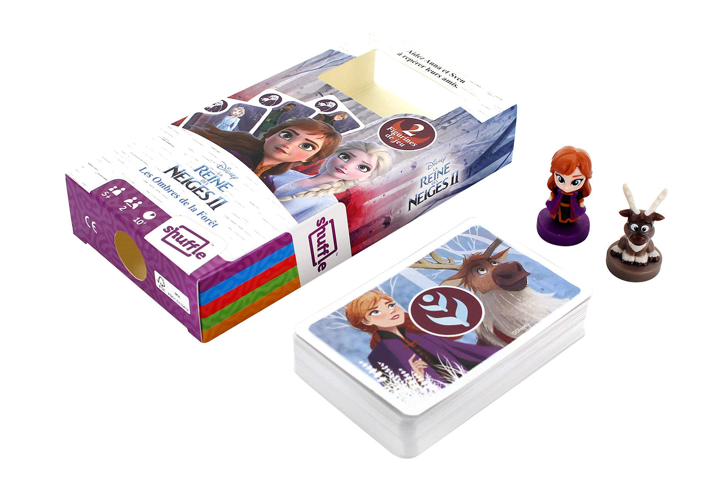 REINE DES NEIGES Jeu les ombres de la forêt avec figurines