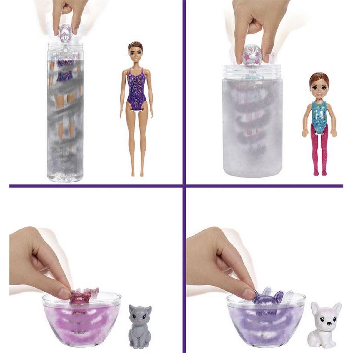 BARBIE Méga coffret Barbie reveal surprise party