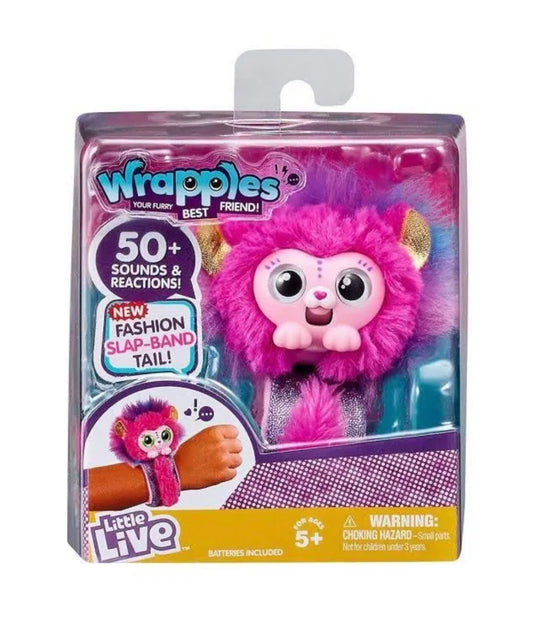 WRAPPLES Bracelet peluche interactive Zahara