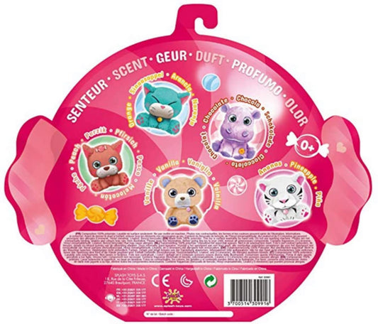 SWEETIES Peluche parfumée Chien à la pêche